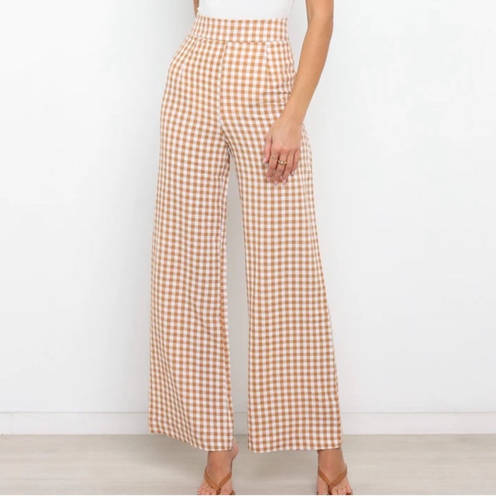 Petal and Pup Gingham Gimme Pants